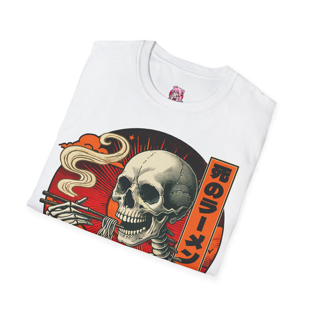 Anime Matrix halloween T-Shirt ramen eting sekeleton