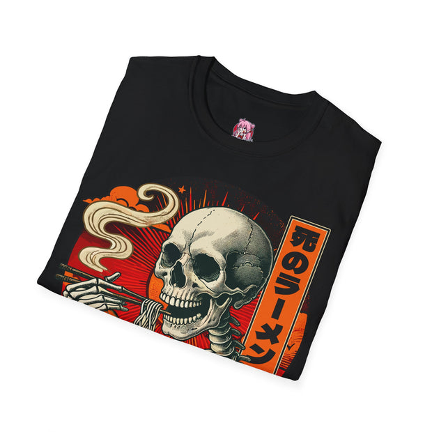 Anime Matrix halloween T-Shirt ramen eting sekeleton