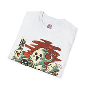 Anime Matrix halloween T-Shirt Cat Ramen Yokai