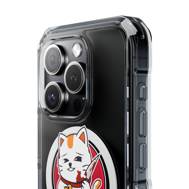 Magnetic Clear Impact Cases Lucky Cat