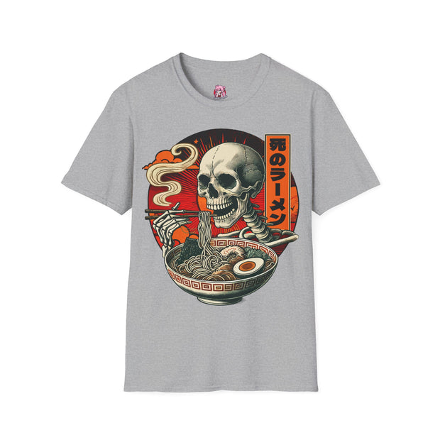 Anime Matrix halloween T-Shirt ramen eting sekeleton