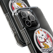 Magnetic Clear Impact Cases Lucky Cat