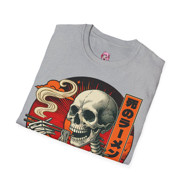 Anime Matrix halloween T-Shirt ramen eting sekeleton