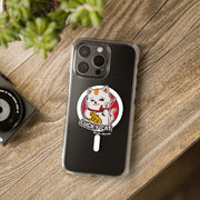 Magnetic Clear Impact Cases Lucky Cat