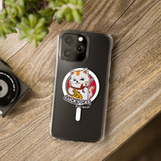 Magnetic Clear Impact Cases Lucky Cat