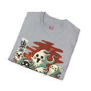 Anime Matrix halloween T-Shirt Cat Ramen Yokai