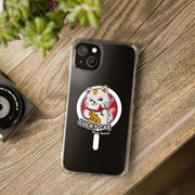 Magnetic Clear Impact Cases Lucky Cat