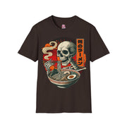 Anime Matrix halloween T-Shirt ramen eting sekeleton