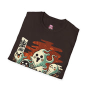 Anime Matrix halloween T-Shirt Cat Ramen Yokai