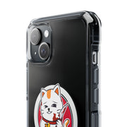 Magnetic Clear Impact Cases Lucky Cat