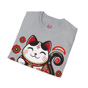 Smiling Summer Lucky cat T - Shirt - Anime Matrix