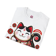 Smiling Summer Lucky cat T - Shirt - Anime Matrix