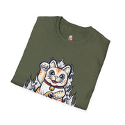 Unisex Japan Lucky Cat T - Shirt - Anime Matrix