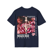 Unisex nezuko front back desgin T - Shirt - Anime Matrix