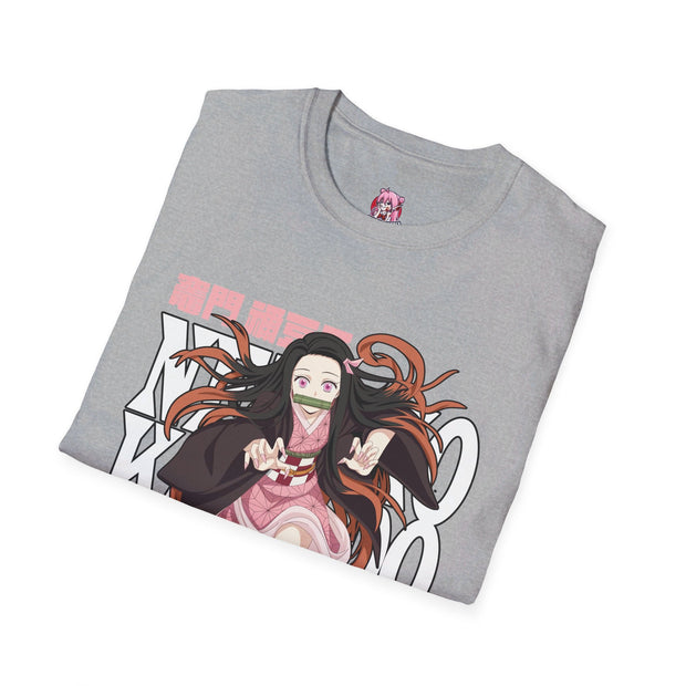 Unisex nezuko front back desgin T - Shirt - Anime Matrix