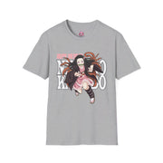 Unisex nezuko front back desgin T - Shirt - Anime Matrix