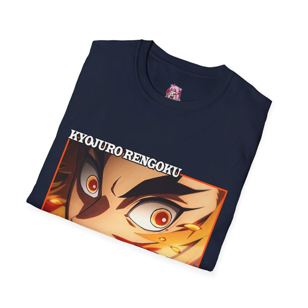 Unisex Rengoku front back desgin T - Shirt - Anime Matrix