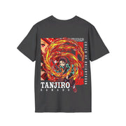 Unisex Tanjro front back desgin T - Shirt - Anime Matrix