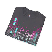 Unisex Tecno Japan Lucky Cat T - Shirt - Anime Matrix