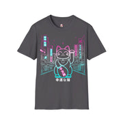 Unisex Tecno Japan Lucky Cat T - Shirt - Anime Matrix