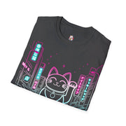 Unisex Tecno Japan Lucky Cat T - Shirt - Anime Matrix